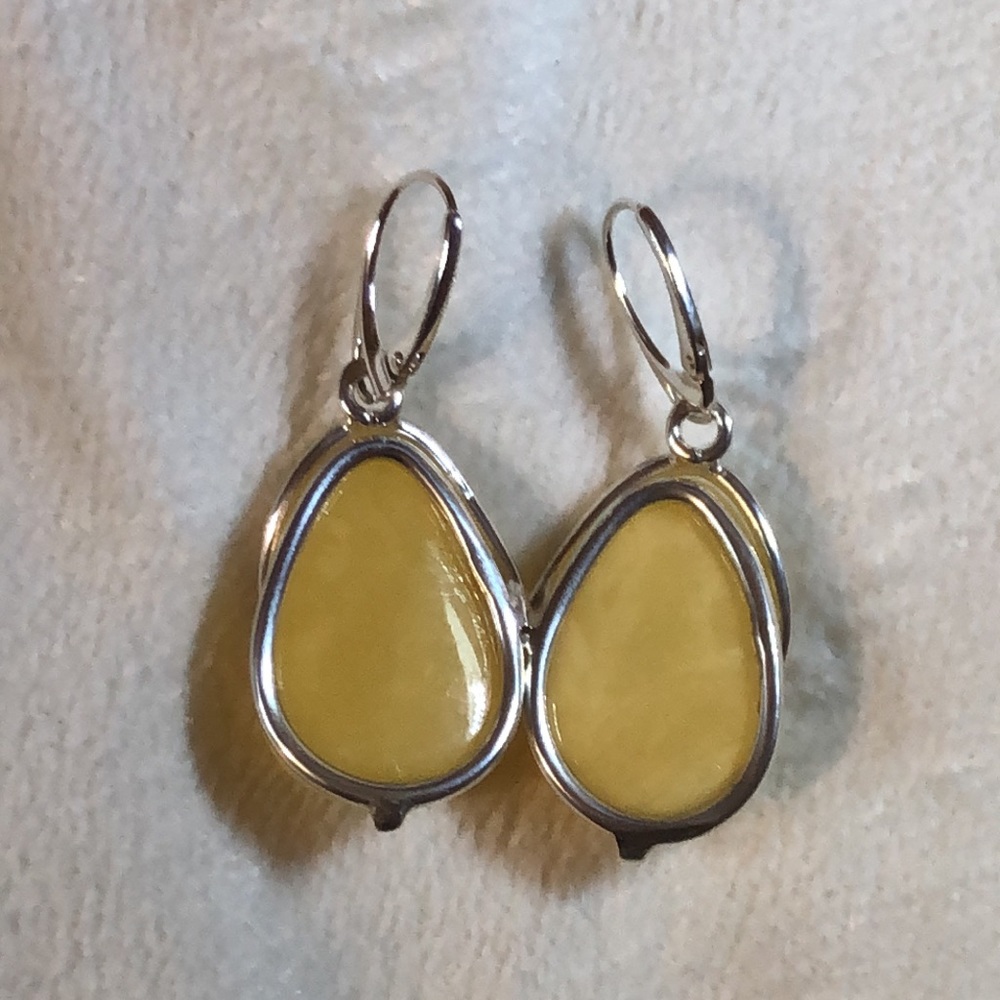 COPY - Luscious Butterscotch Amber Earrings - Picture 5 of 7